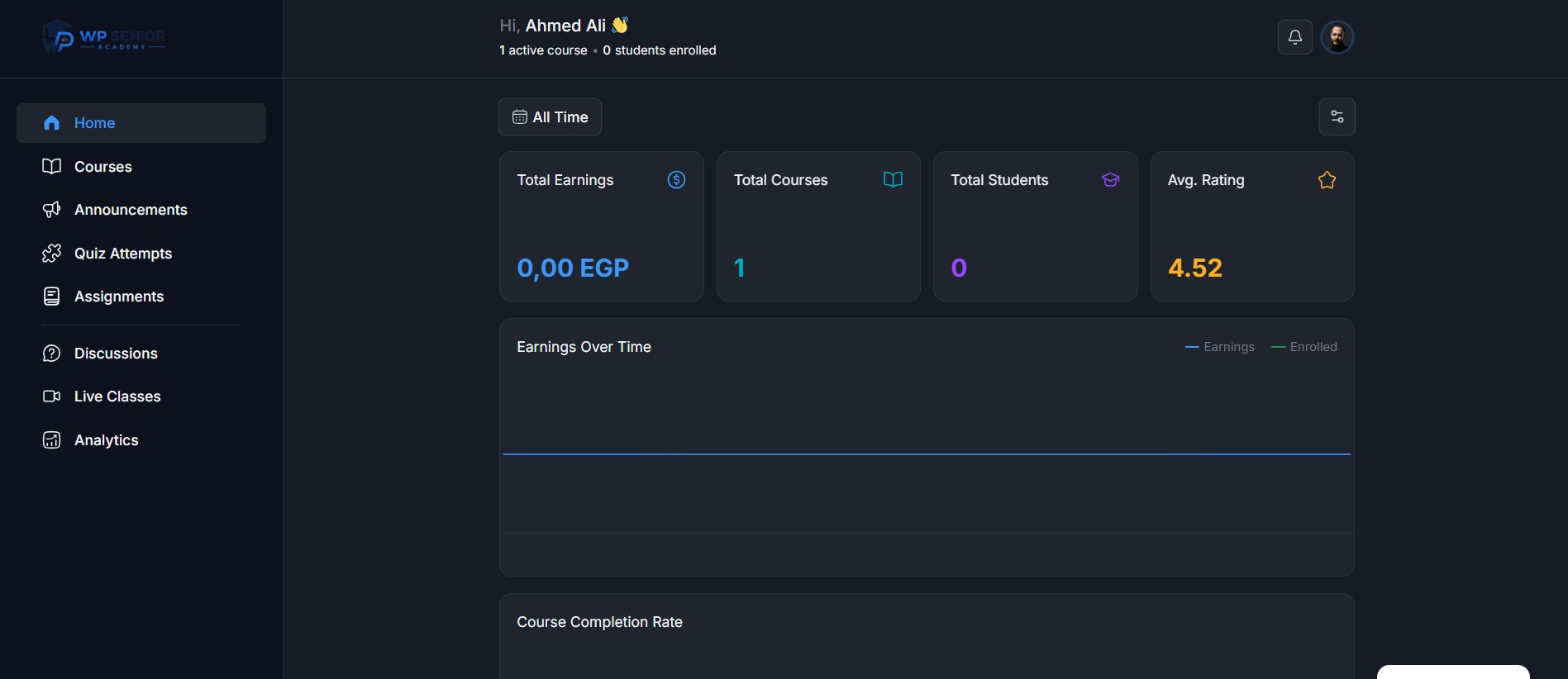 Dashboard preview